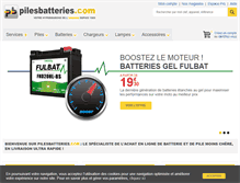 Tablet Screenshot of pilesbatteries.com